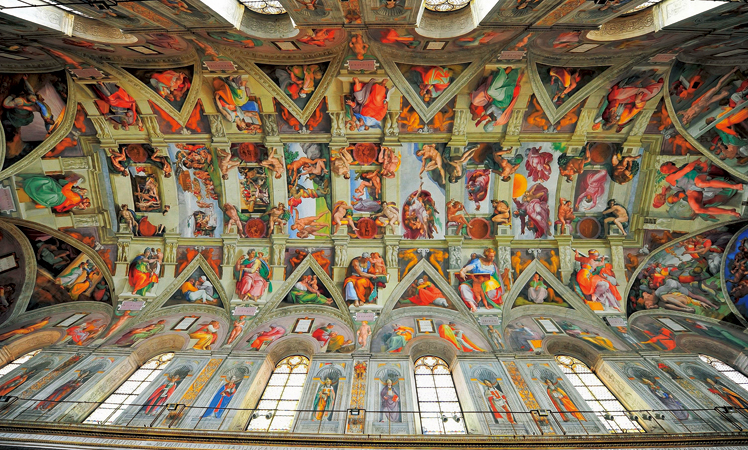  米开朗基罗·博那罗蒂 Michelangelo di Lodovico Buonarroti Simoni——西斯廷天顶画 创世纪 (2)